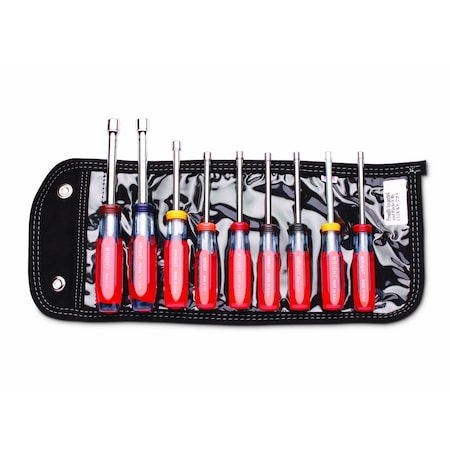 Nut Driver 9 Piece Set Metric Hollow Sha MPN:9218