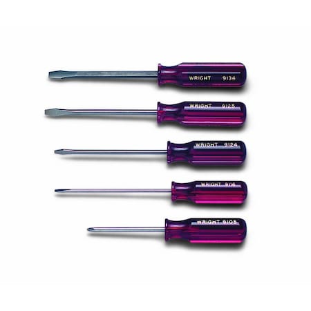 Phillips and Slotted ScrewDr 5 Pc Set MPN:9475