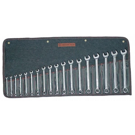 Combo Wrench Set, MET, 12 Point, 18 pcs. MPN:958