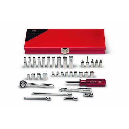 34 PC. 6'8'12'PT STD. Sockets 6 & 12 Pt Deep Skt MPN:236