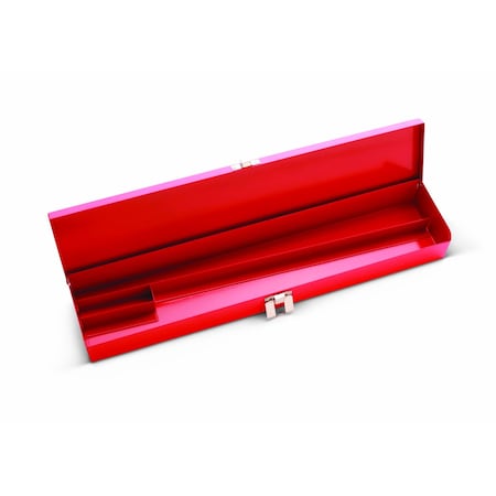 Tool Box Red, Metal w/Chrome Catch - 18- MPN:W418
