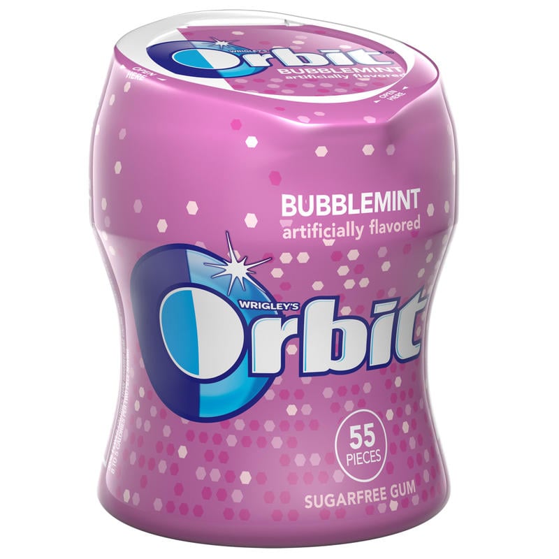 Orbit Bubblemint Gum Bottles, 2.70 Oz (Min Order Qty 11) MPN:114391