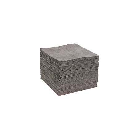 Sorbent Pad, Universal, 15 in x 19 in, Gray, 100 PK MPN:4104