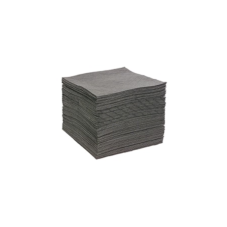 Sorbent Pad, Oil, Gray, Fine Fiber, 100 PK MPN:4206