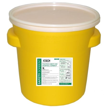 Sorbent, Safety, 110 lb., Drum, Absorbs 20 gal. MPN:520