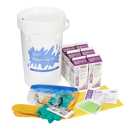Spill Kit, Acidsafe, Gal Pail MPN:AS3105