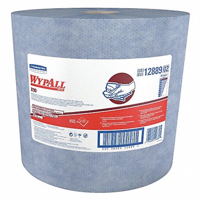 Dry Wipe Roll 11-3/4 x 12-1/2 Blue MPN:12889