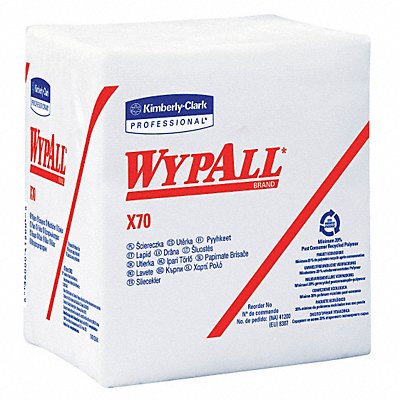 Dry Wipe 12 x 12-1/2 White PK12 MPN:41200