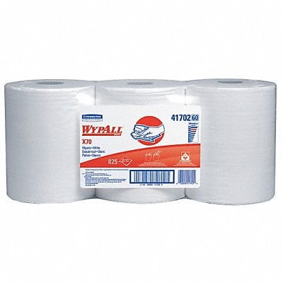 Dry Wipe Roll 9-3/4 x 13-1/2 White PK3 MPN:41702