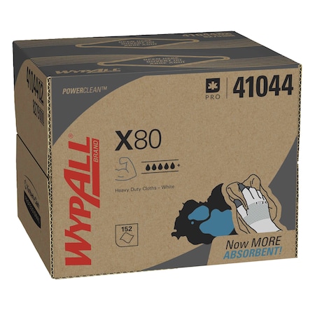 Wypall X80 Wipers Wht 16SH/Bx 11.1