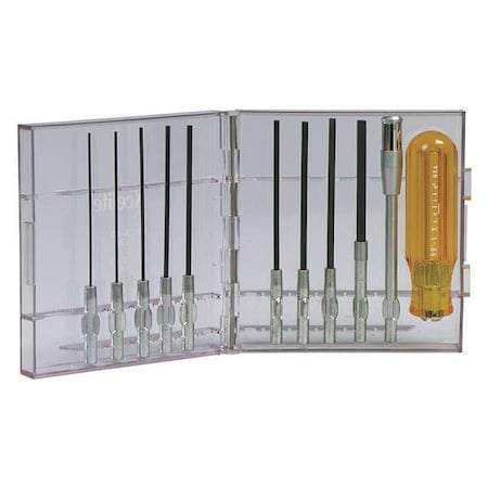 Precision Screwdriver Set, Hex, 11 pcs. MPN:99PS40N