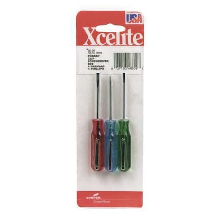 Phillips Screwdriver Set, 3 pcs MPN:SD3VN