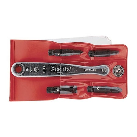Ratchet Offset Screwdriver Set, 5 pcs MPN:XL75VN