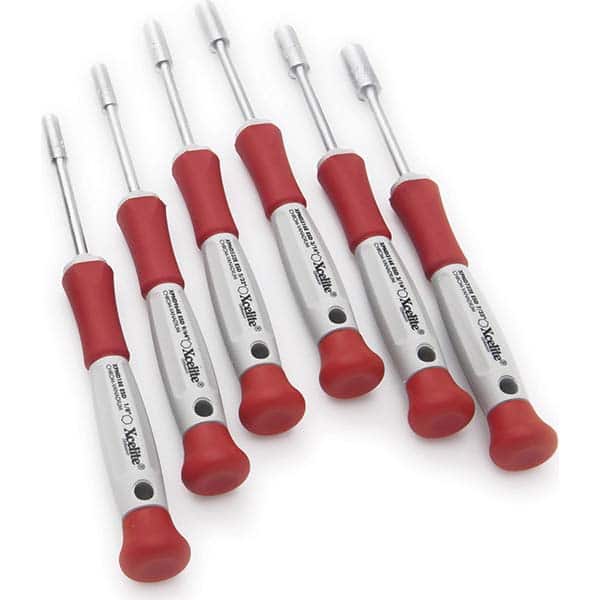 Nut Driver Set: 6 Pc, 7/64 to 7/32