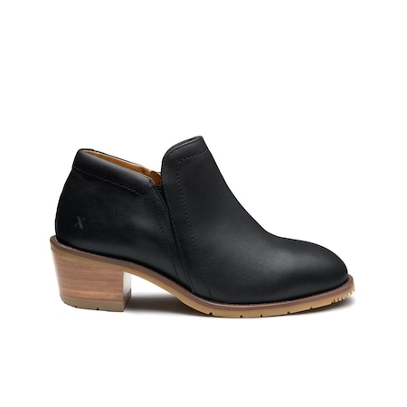 Women's Oxford, Leather Upper, Rubber Outsole, Cognac Brown, Sleek Black, Vegan Blackout, 10 MPN:GR-01