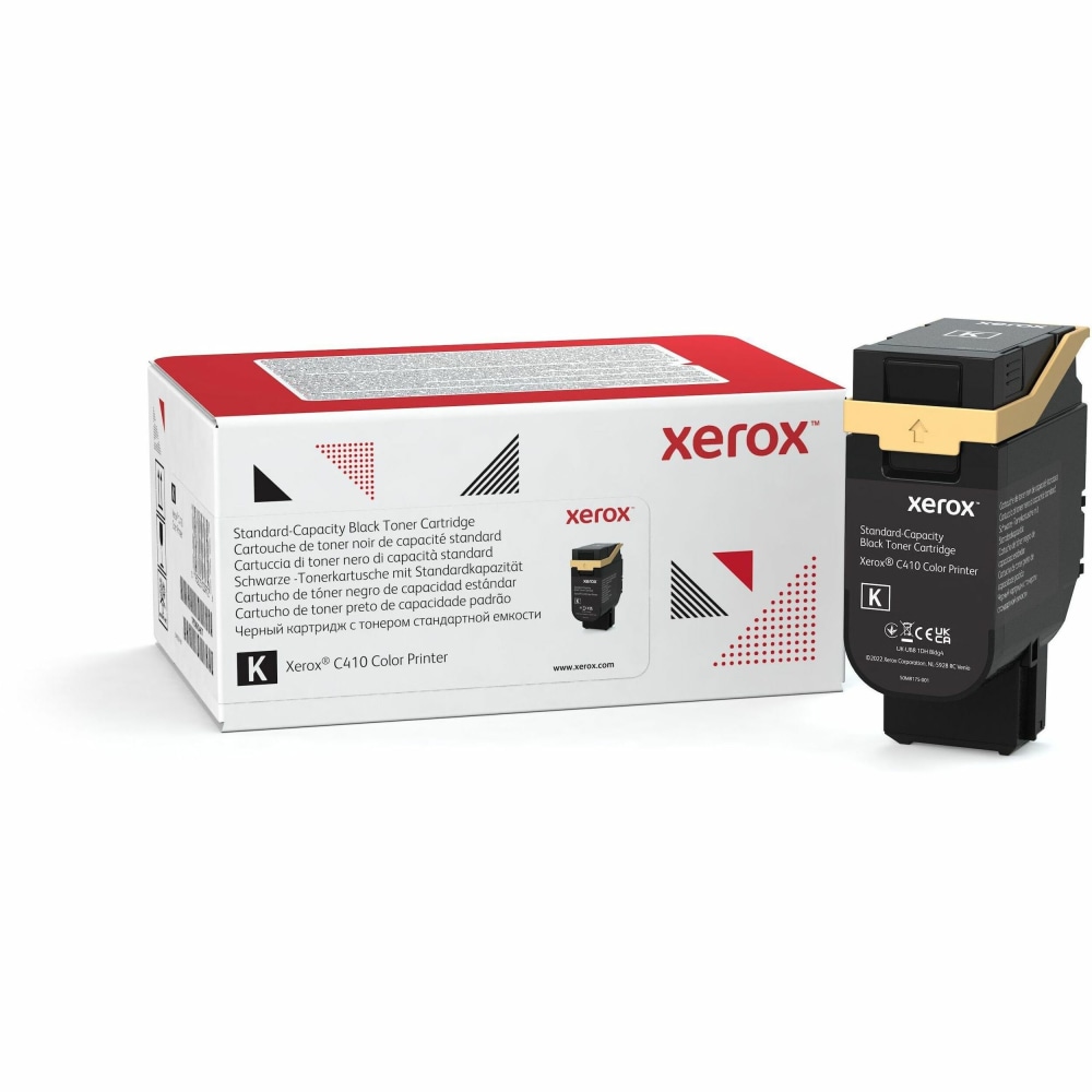 Xerox Genuine Xerox C410 Color Printer, VersaLink C415 Color Multifunction Printer Black Standard capacity Toner Cartridge (2400 Pages) MPN:006R04677