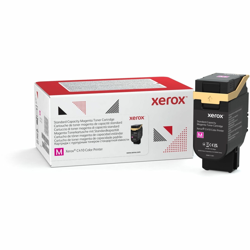Xerox Genuine Xerox C410 Color Printer, VersaLink C415 Color Multifunction Printer Magenta Standard capacity Toner Cartridge (2000 Pages) MPN:006R04679