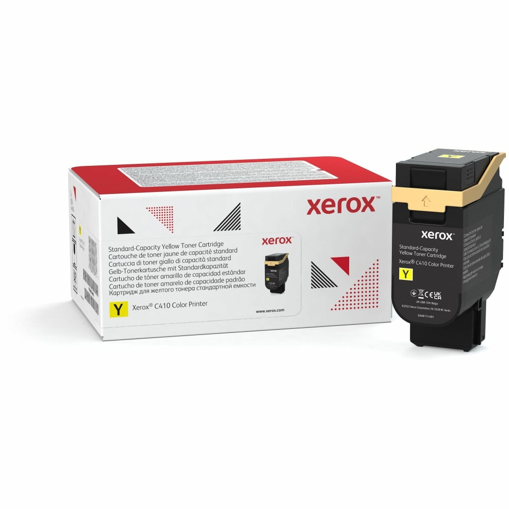 Xerox Genuine Xerox C410 Color Printer, VersaLink C415 Color Multifunction Printer Yellow Standard capacity Toner Cartridge (2000 Pages) MPN:006R04680