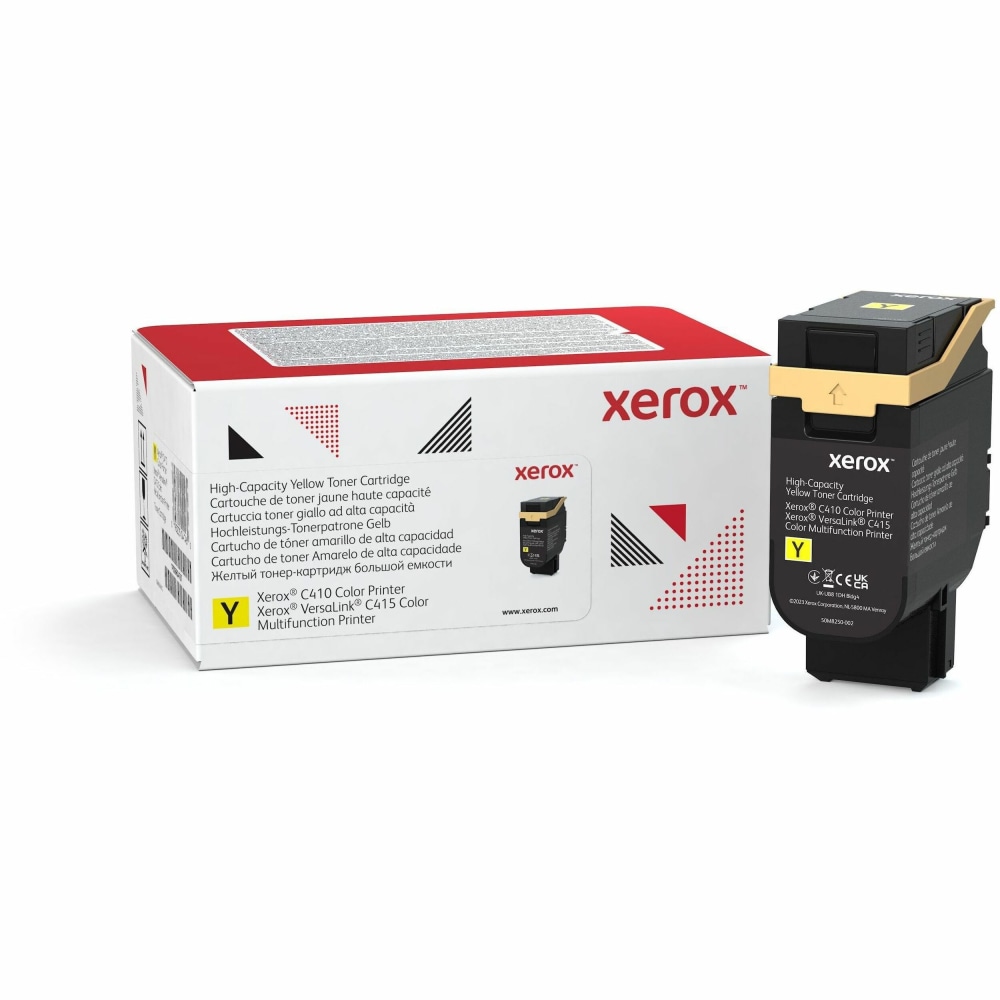 Xerox Genuine Xerox C410 Color Printer, VersaLink C415 Color Multifunction Printer Yellow High capacity Toner Cartridge (7000 Pages) - 006R04688 MPN:006R04688
