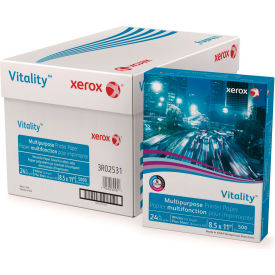 xerox™ Vitality Multipurpose Print Paper 92 Bright 24 lb Bond Wt 8.5 x 11 White 500/Ream 3R02531