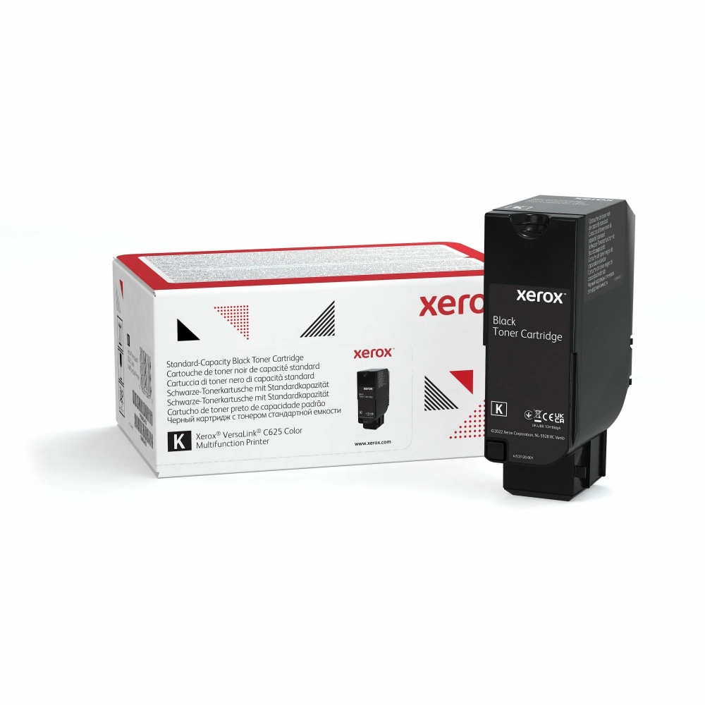 Xerox Genuine Xerox VersaLink C620 Color Printer, C625 Color Multifunction Printer Black Standard capacity Toner Cartridge (8000 Pages) MPN:006R04616
