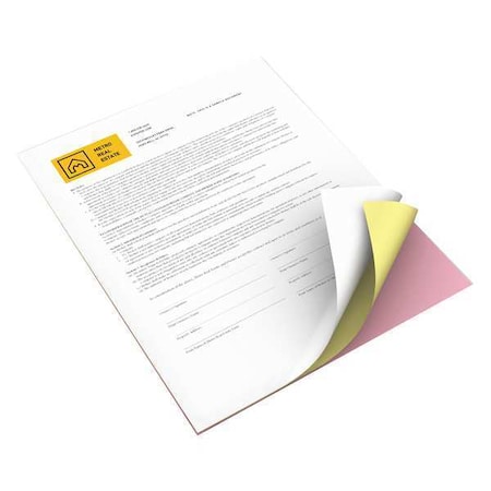 Carbonless Paper, 8.5x11, W/C/P, PK5000 MPN:3R12425