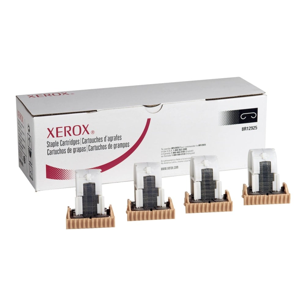 Xerox 008R12925 Staple Cartridges, 5, 000 Per Cartridge, 4 Cartridges Per Pack MPN:008R12925