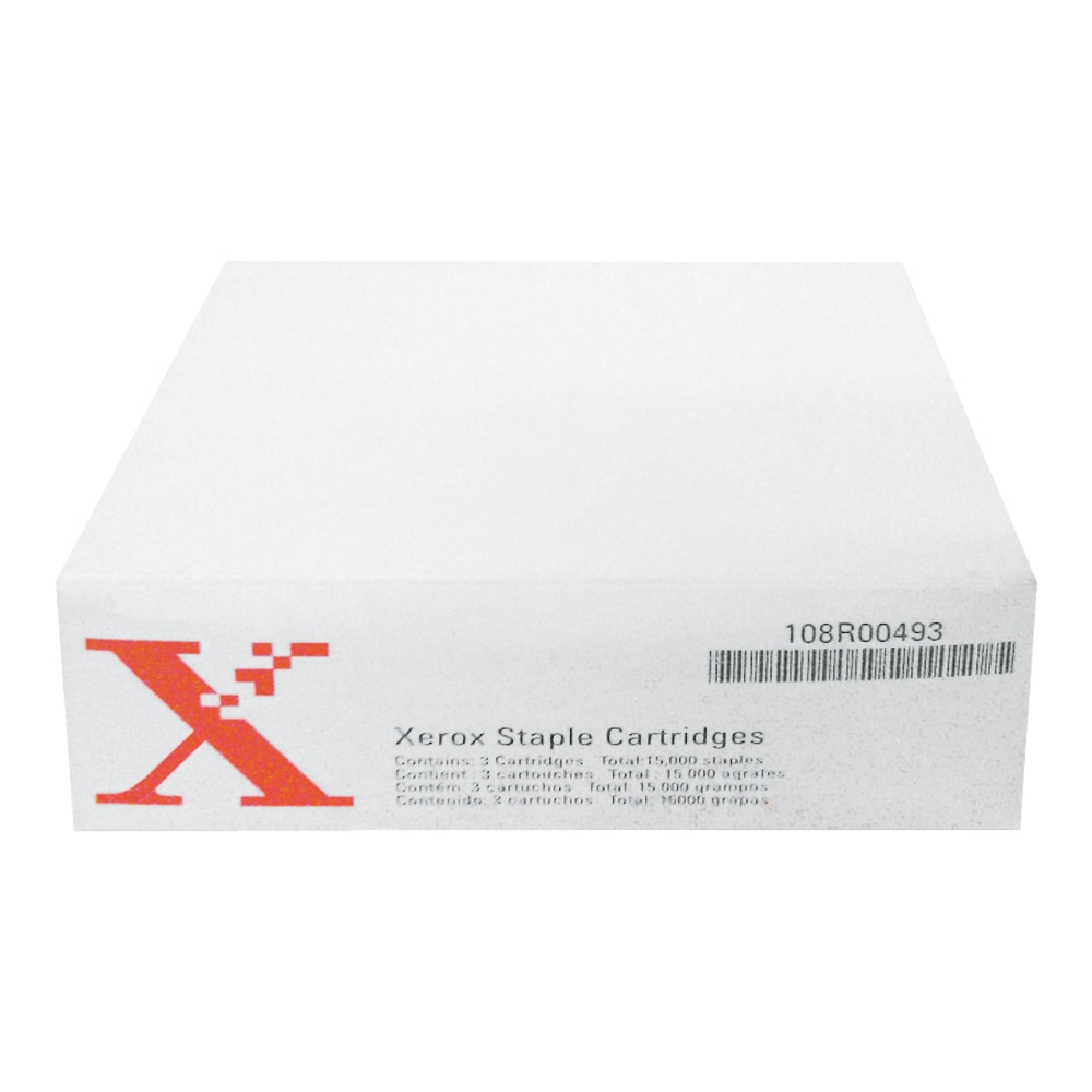 Xerox WorkCentre Pro XER108R00493 Staple Cartridges, 5, 000 Per Cartridge, Pack Of 3 Cartridges MPN:108R00493