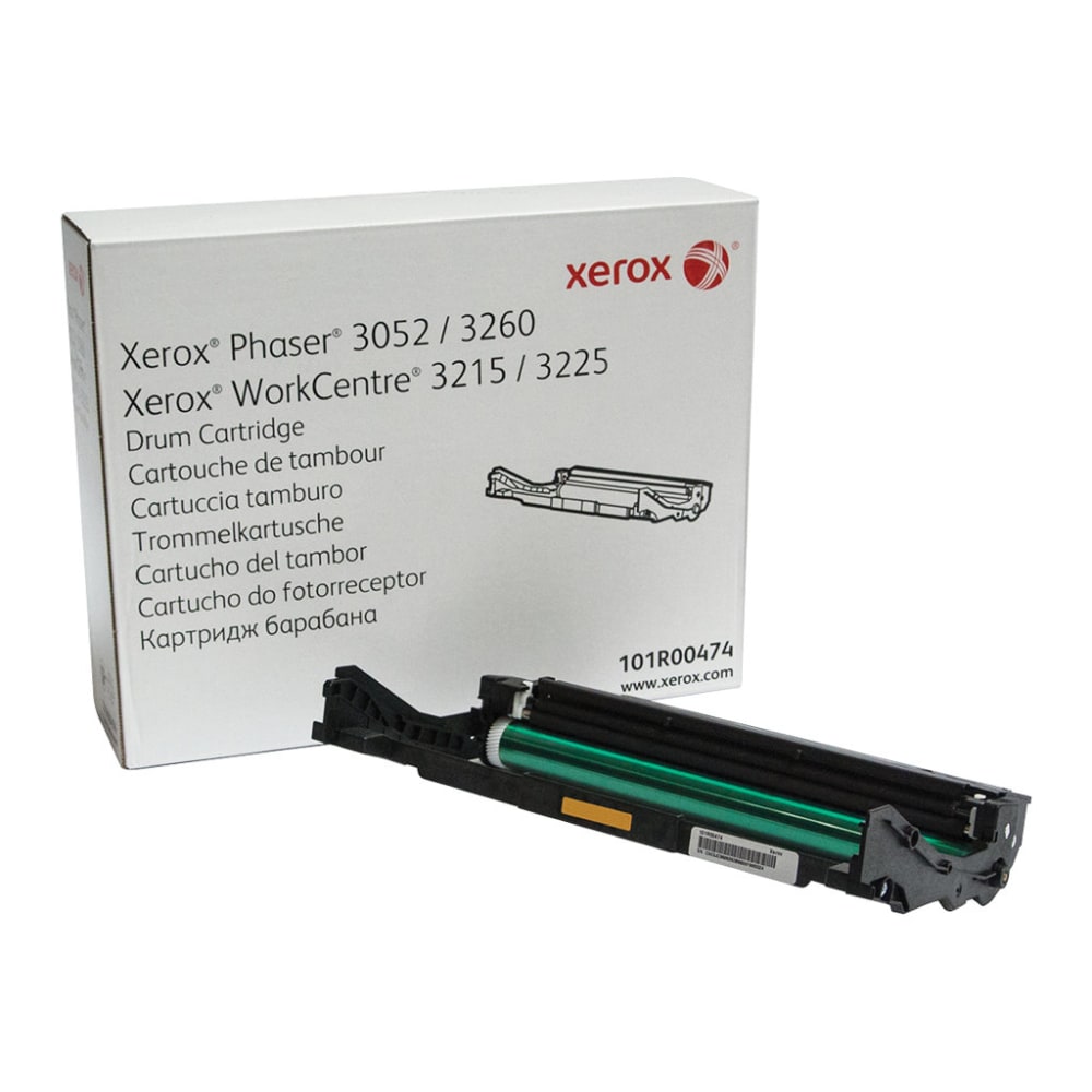 Xerox Phaser 3052/WorkCentre 3215 Drum Cartridge - Laser Print Technology - 10000 - 1 Each - Black MPN:101R00474