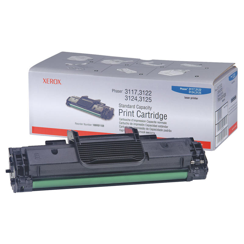 Xerox 3124 Black Toner Cartridge, 106R01159 MPN:106R01159