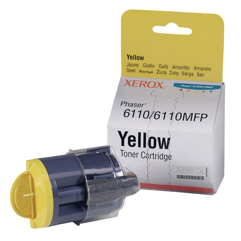 Xerox 6110/6110MFP Yellow Toner Cartridge, 106R01273 MPN:106R01273