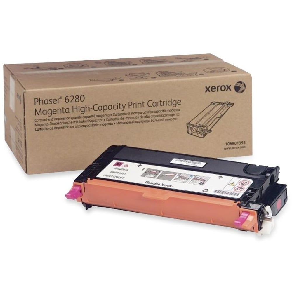 Xerox 6280 High-Yield Magenta Toner Cartridge, 106R01393 MPN:106R01393
