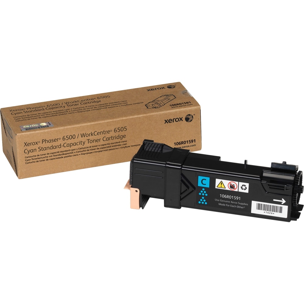 Xerox 6500 Cyan Toner Cartridge, 106R01591 MPN:106R01591