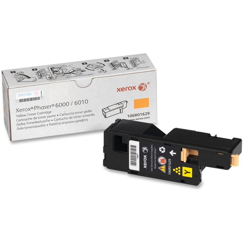 Xerox 6010/6015 Yellow Toner Cartridge, 106R01629 MPN:106R01629