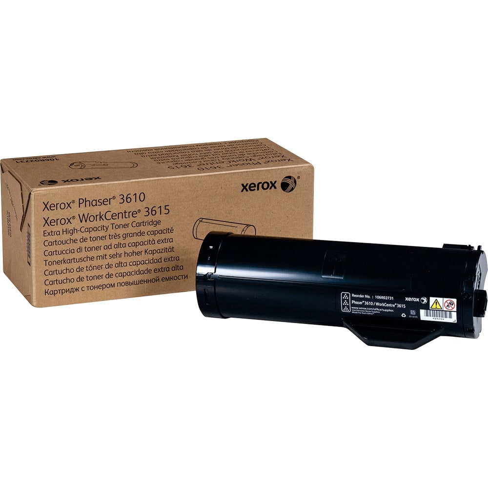 Xerox 3610/3615 Black Extra-High Yield Toner Cartridge, 106R02720 MPN:106R02731