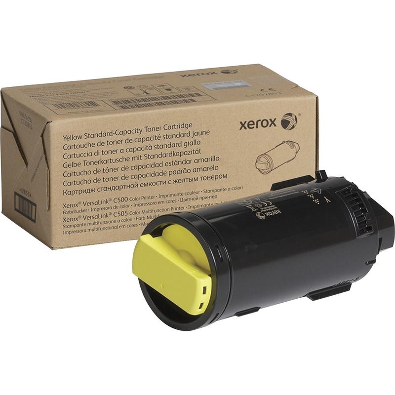 Xerox Genuine Xerox VersaLink C500 Color Printer, C505 Color Multifunction Printer Yellow, Standard capacity Toner Cartridge (2400 Pages) MPN:106R03861