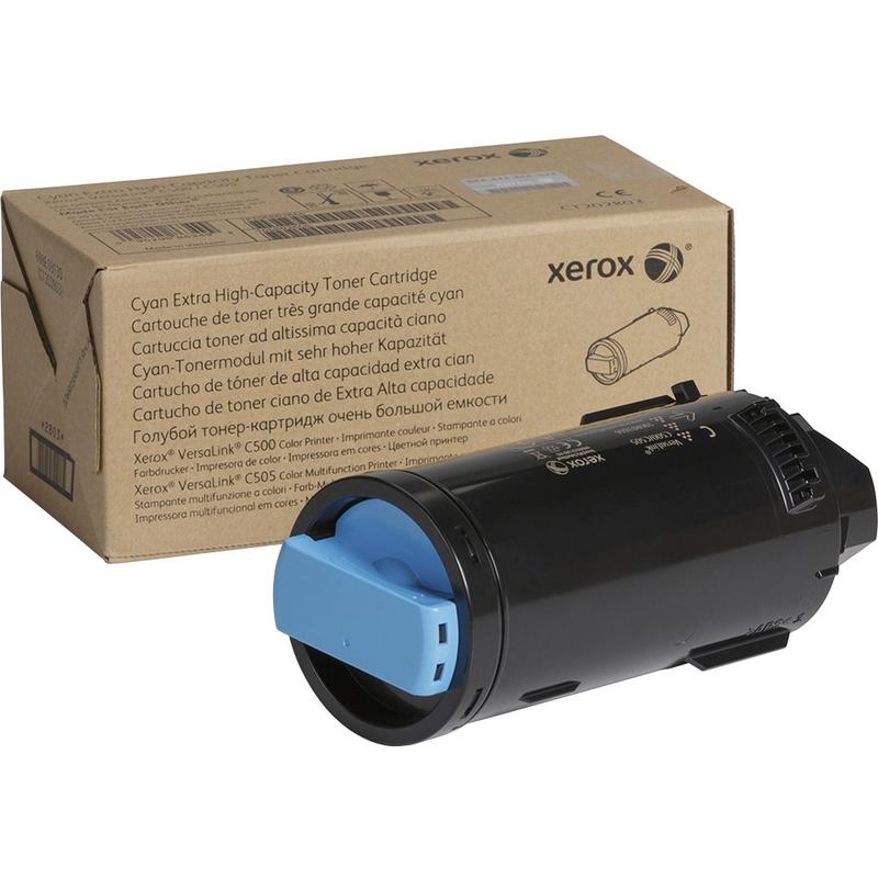 Xerox Genuine Xerox VersaLink C500 Color Printer, C505 Color Multifunction Printer Cyan, Extra High capacity Toner Cartridge (9000 Pages) MPN:106R03866