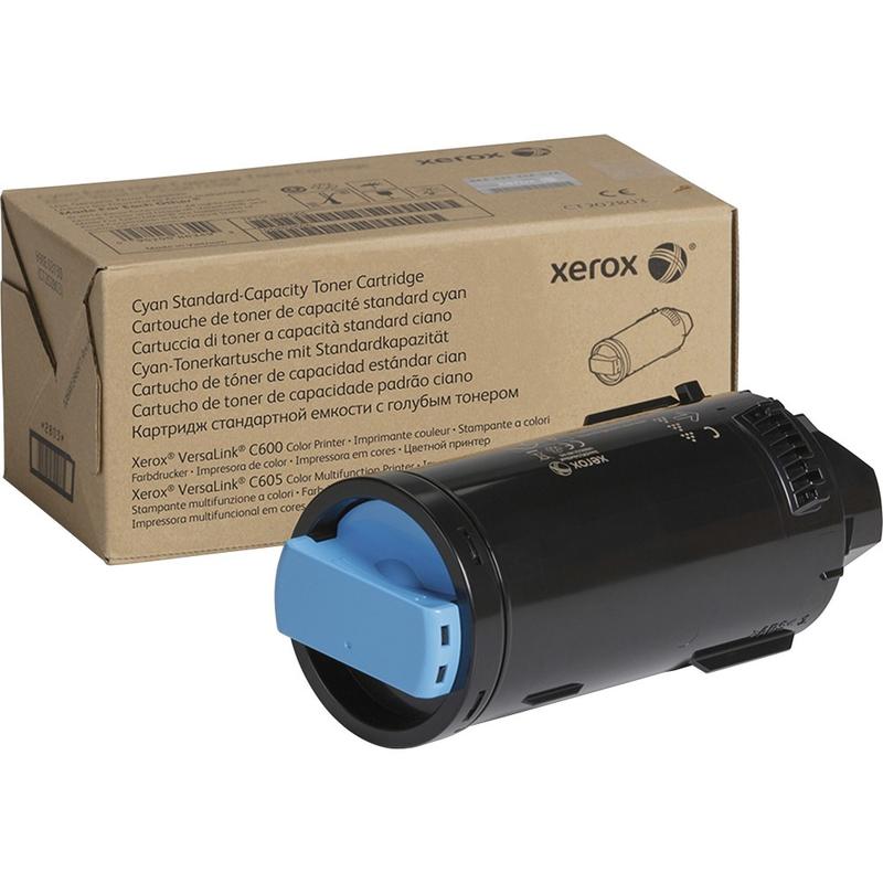 Xerox Genuine Xerox VersaLink C600 Color Printer, C605 Color Multifunction Printer Cyan Standard capacity Toner Cartridge (6000 Pages) - 106R03896 MPN:106R03896