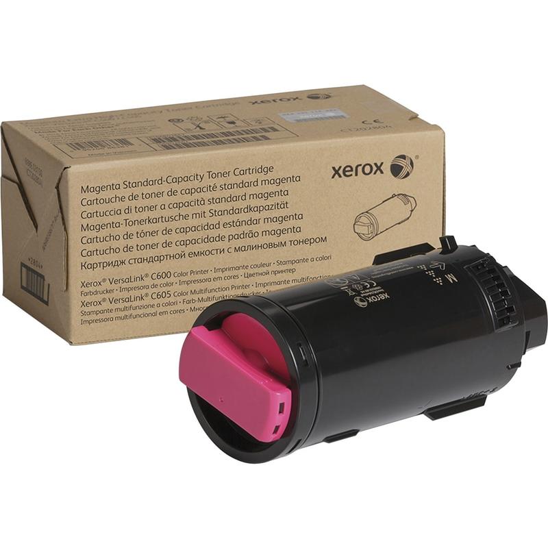 Xerox Genuine Xerox VersaLink C600 Color Printer, C605 Color Multifunction Printer Magenta Standard capacity Toner Cartridge (6000 Pages) MPN:106R03897