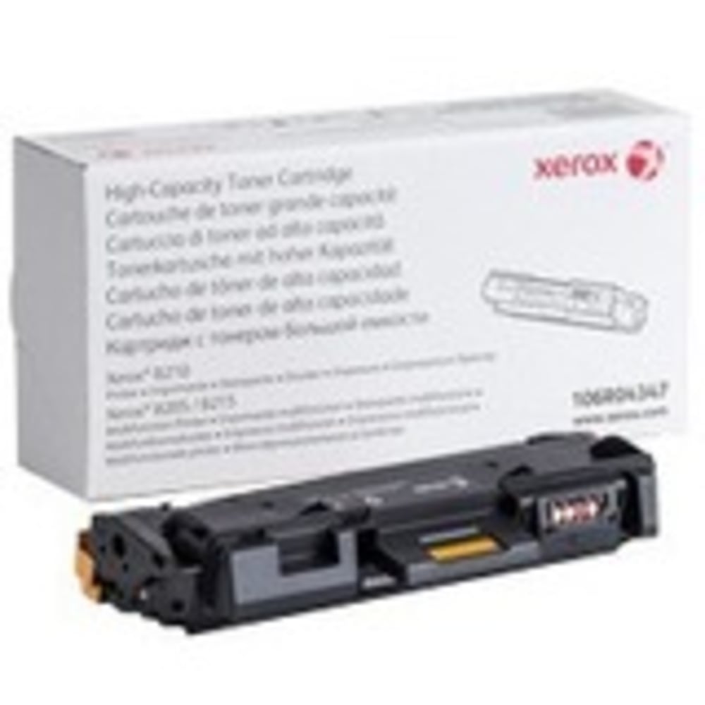 Xerox 200 Black High Yield Toner Cartridge, 106R04347 MPN:106R04347