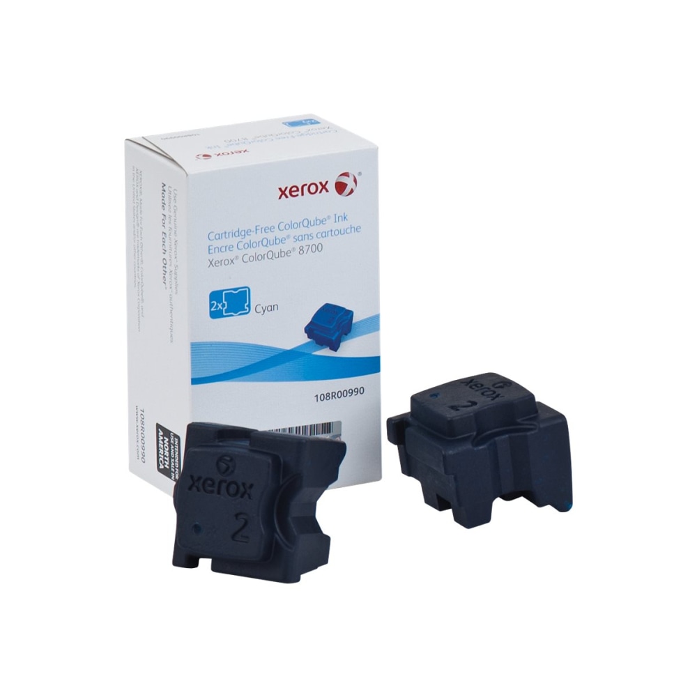 Xerox Solid Ink Stick - Solid Ink - Cyan - 2 / Box MPN:108R00990