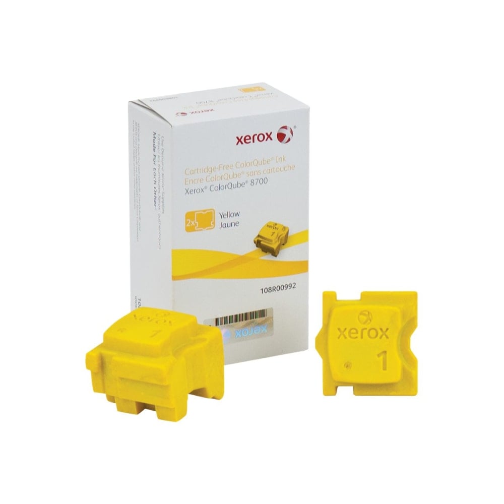 Xerox Solid Ink Stick - Solid Ink - Yellow - 2 / Box MPN:108R00992