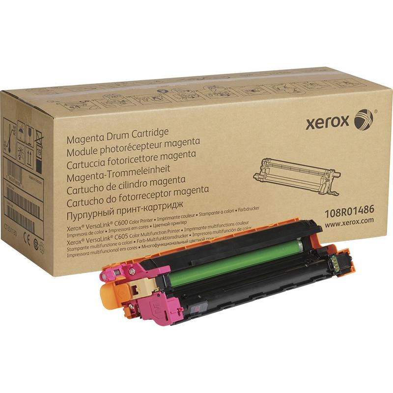 Genuine Xerox Magenta Drum Cartridge For VersaLink C600/C605 - Laser Print Technology - 40000 Pages - Magenta - 1 Each MPN:108R01486