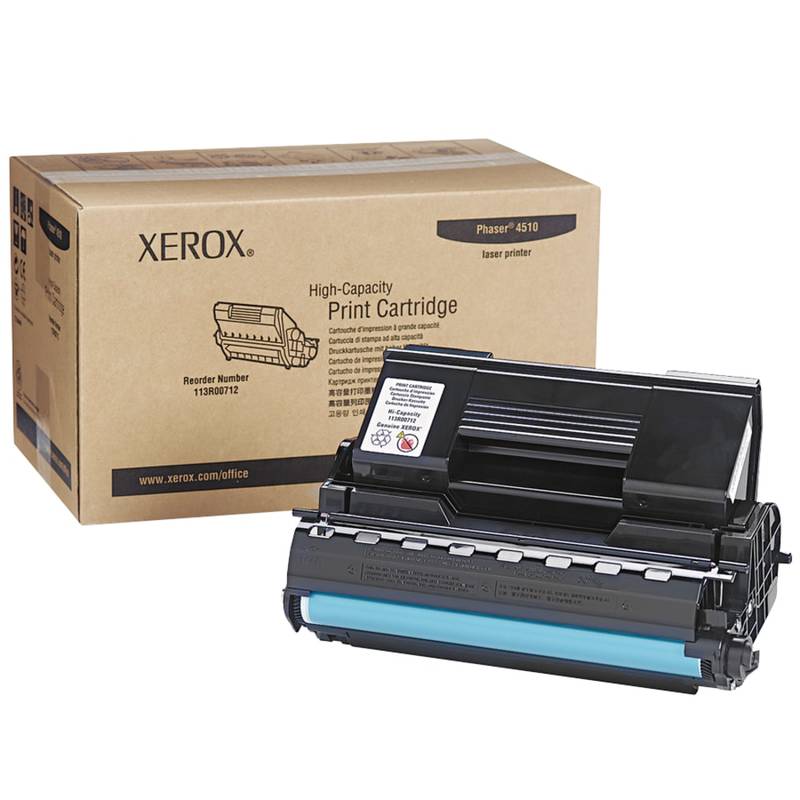 Xerox 4510 Black High Yield Toner Cartridge, 113R00711 MPN:113R00712
