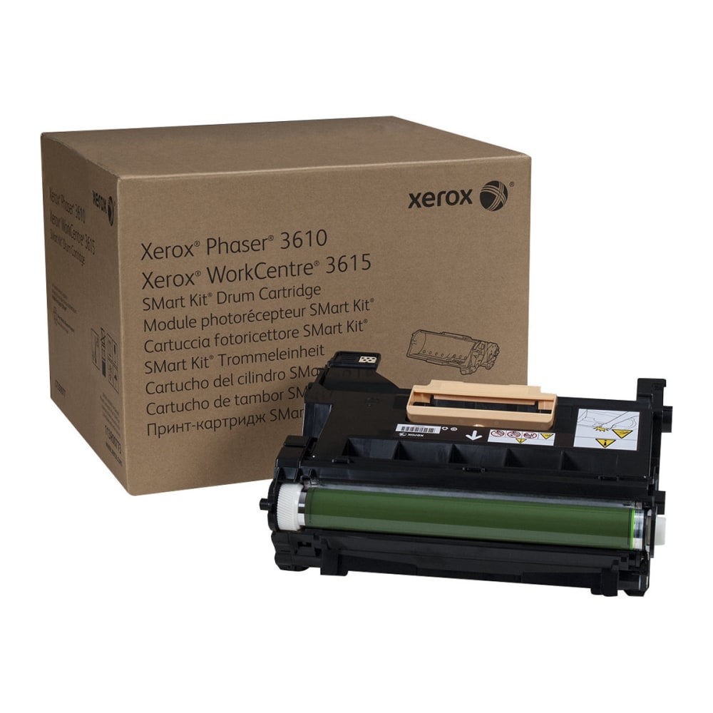 Xerox Phaser 3610/WorkCentre 3615 Drum Cartridge - Laser Print Technology - 1 Each - OEM - Black MPN:113R00773