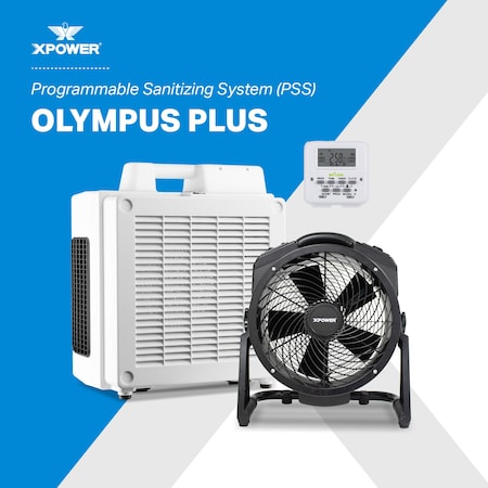 Olympus PLUS Programmable Sanitizing System, Automatic Overnight Indoor Air Quality Solution MPN:PSS2