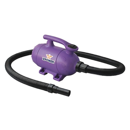 B-2 Pro at Home Pet Grooming Dog Force Hair Dryer and Vacuum - Purple MPN:B-2-Purple