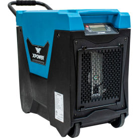 XPower® Commercial Dehumidifier w/Pump Hose Handle & Wheels 115V 145 Pints Blue XD-85L2-Blue