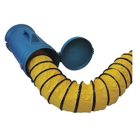 Ventilation Duct Hose Carrier for X-8, 8 in x 25 ft L, Polyester MPN:8DHC25
