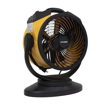 Multipurpose Air Circulator, 11 in Blade Dia, 115V, 1, 100 cfm, Oscillating MPN:FC-100S